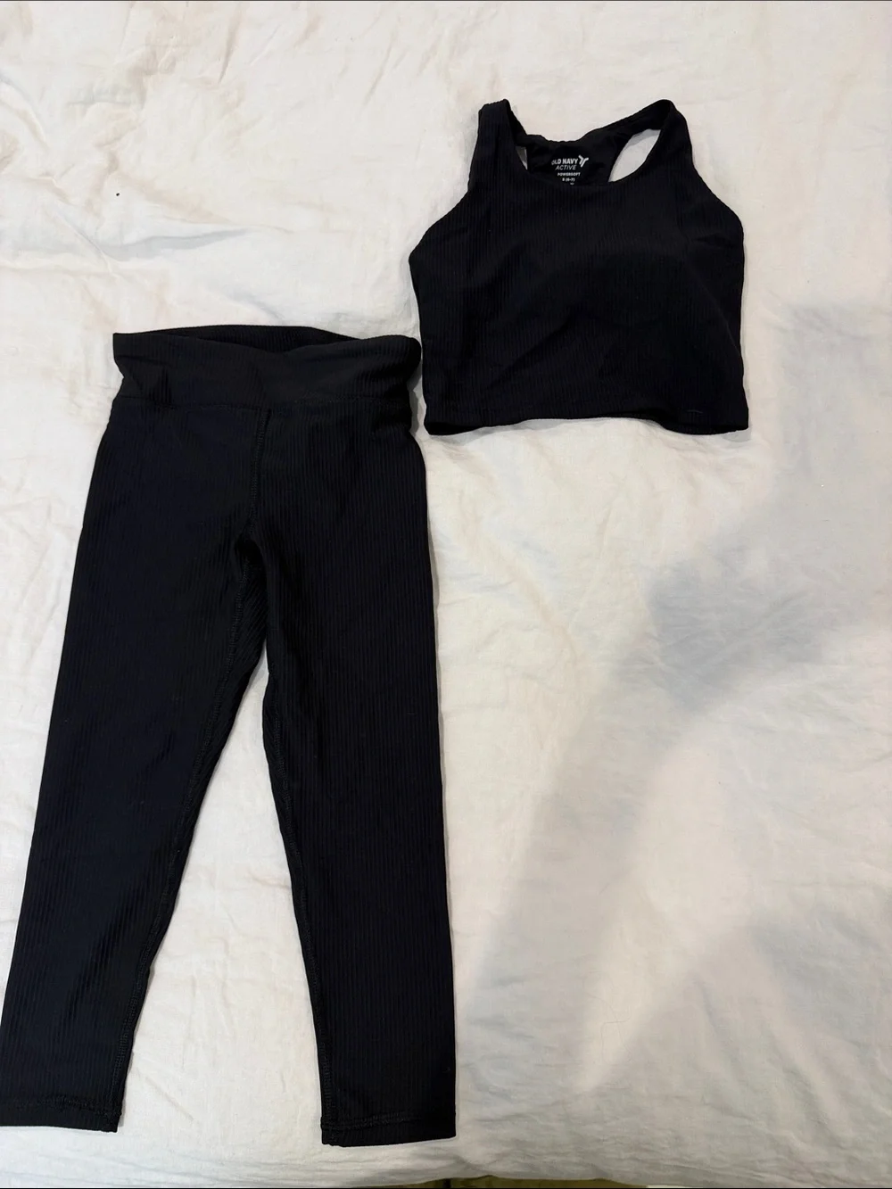 Old navy active power soft ribbed set new